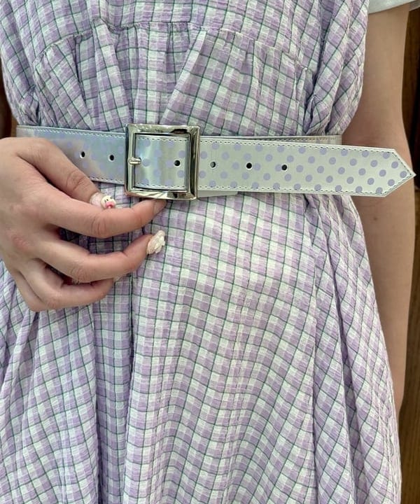 はっとりさんの「BEAMS WOMEN｜ラメ クロップド クルーネック Tシャツ」を使ったコーディネート