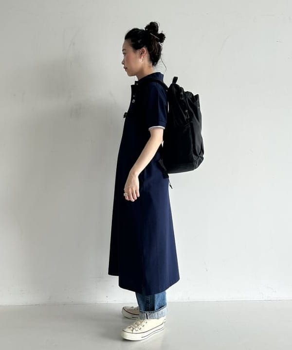 清水 彩乃さんの「BEAMS WOMEN｜LACOSTE / ロング ピケ ドレス」を使ったコーディネート