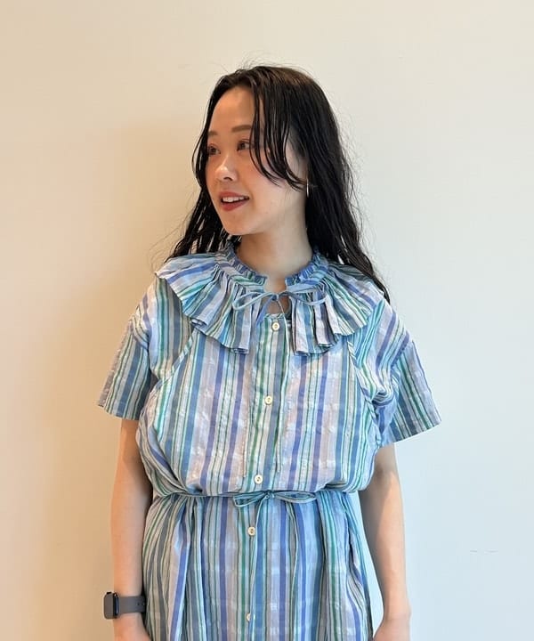 清水 彩乃さんの「BEAMS WOMEN｜BEAMS BOY / BBロゴ ショップバック」を使ったコーディネート