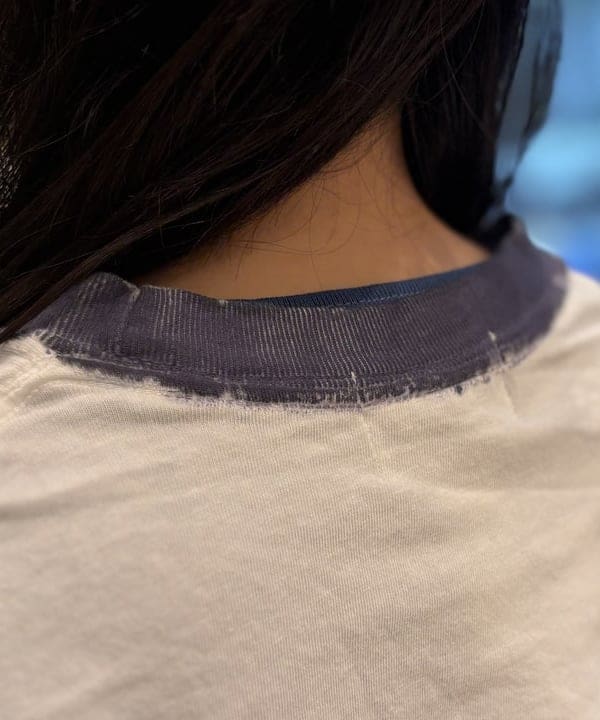 ナガオカ サキさんの「BEAMS WOMEN｜ドビー ストライプ ビッグ ボタンダウン シャツ」を使ったコーディネート