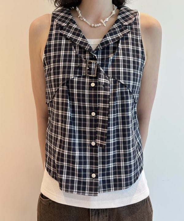 神坂 莉子さんの「BEAMS WOMEN｜レース アップ ミニ バッグ」を使ったコーディネート