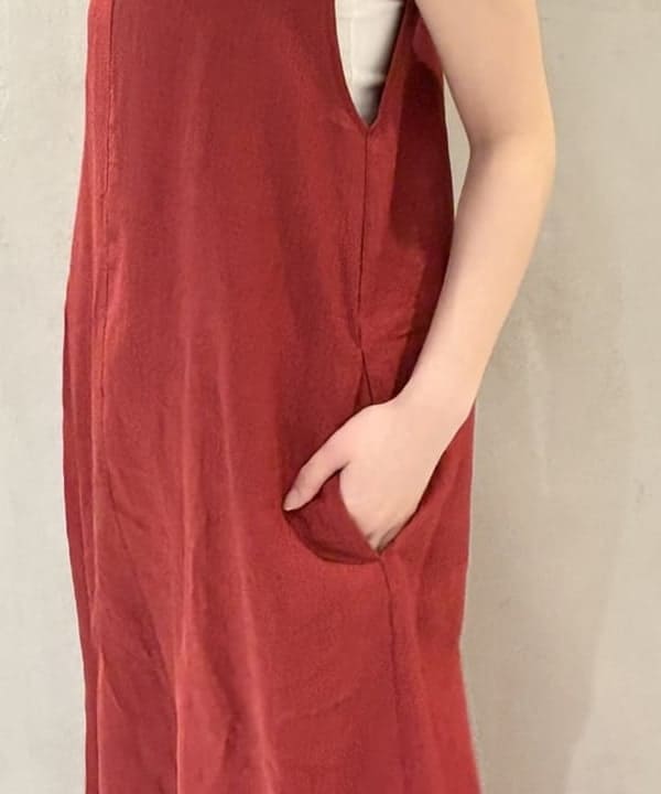 坂本 涼花さんの「BEAMS WOMEN｜リネン 2WAY ワンピース .M」を使ったコーディネート