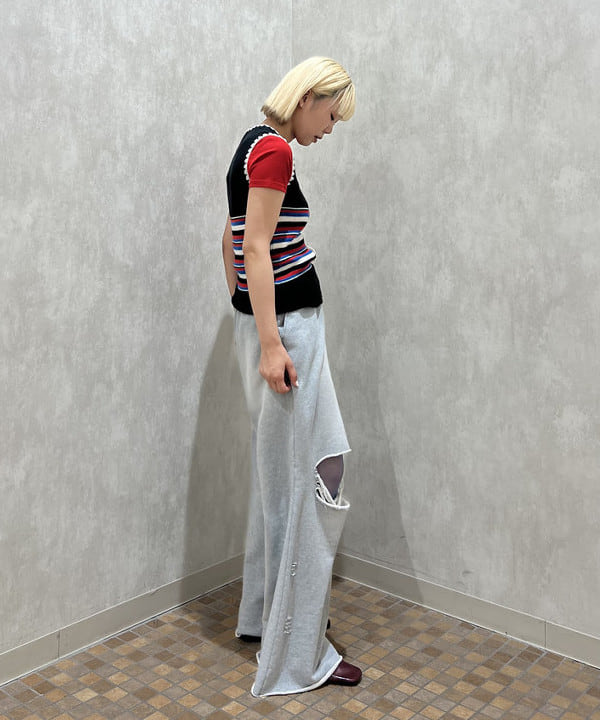 あさひさんの「BEAMS WOMEN｜【別注】PICCADILLY / RIB TEE」を使ったコーディネート