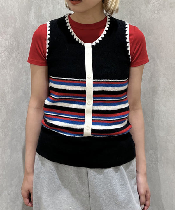 あさひさんの「BEAMS WOMEN｜【別注】PICCADILLY / RIB TEE」を使ったコーディネート