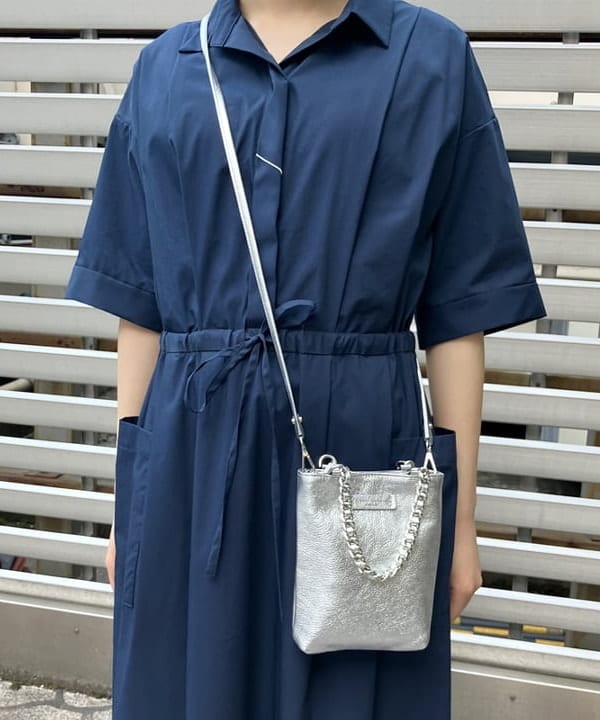 Kanaeさんの「BEAMS WOMEN｜ハーフスリーブ シャツワンピース」を使ったコーディネート