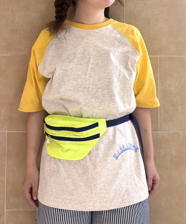 かわい みづきさんの「【別注】Champion / プリント ラグラン Tシャツ」を使ったコーディネート