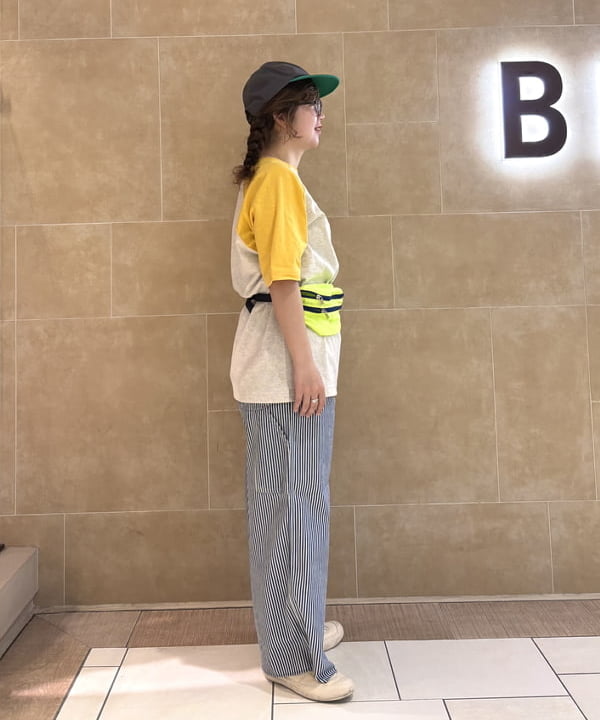 かわい みづきさんの「【別注】Champion / プリント ラグラン Tシャツ」を使ったコーディネート