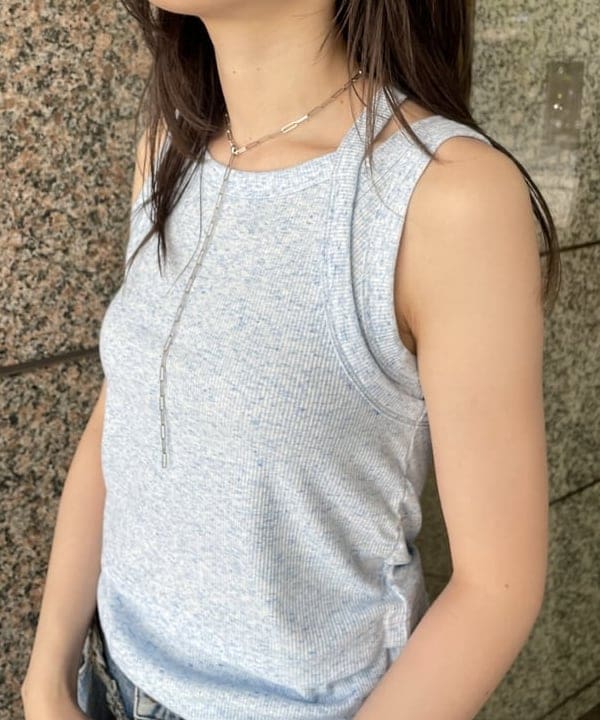 加歩さんの「BEAMS WOMEN｜Ray BEAMS / ペーパー クリップ チェーン ネックレス」を使ったコーディネート