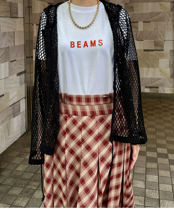 ニッシー村長さんの「BEAMS ロゴ Tシャツ 25SS」を使ったコーディネート
