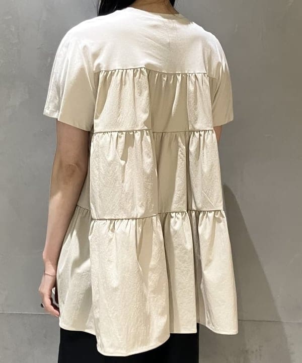 OSUMIさんの「BEAMS WOMEN｜コンビ ティアード プルオーバー」を使ったコーディネート