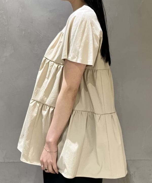 OSUMIさんの「BEAMS WOMEN｜コンビ ティアード プルオーバー」を使ったコーディネート