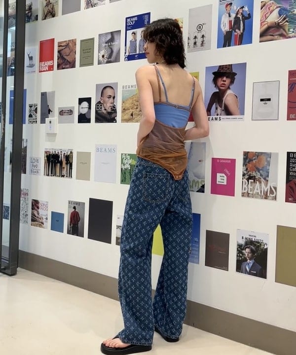 神坂 莉子さんの「BEAMS WOMEN｜カップ付き キャミソール」を使ったコーディネート
