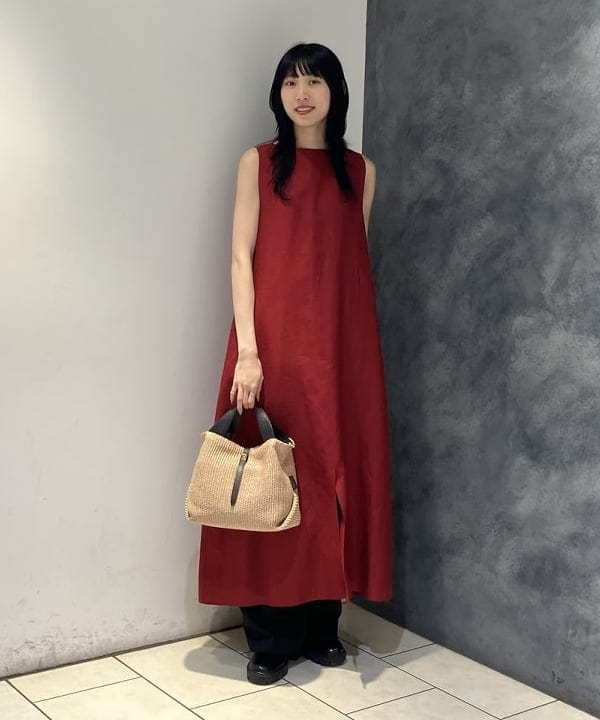 nodokaさんの「BEAMS WOMEN｜VIOLAd’ORO / SANDRO ラフィア 2WAY トートバッグ」を使ったコーディネート