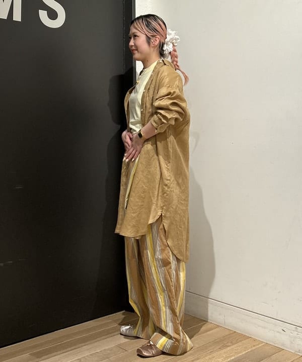 ando naoさんの「BEAMS WOMEN｜ボーイ ベーシック Tシャツ」を使ったコーディネート