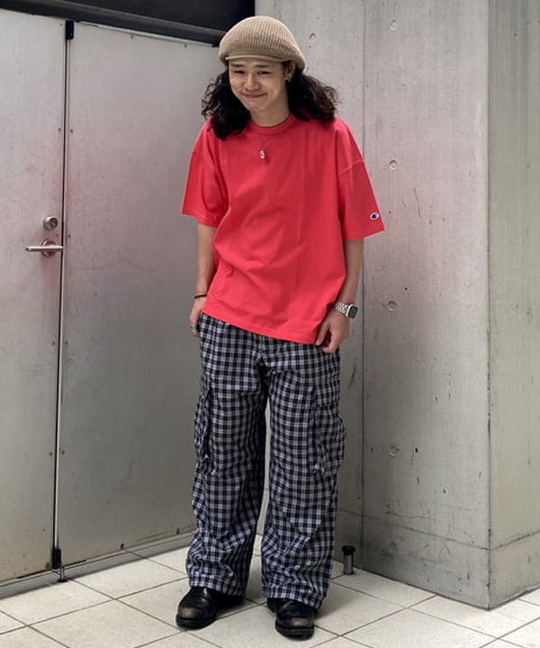 りくっしーさんの「BEAMS WOMEN｜BEAMS / リネン ベレー▲」を使ったコーディネート