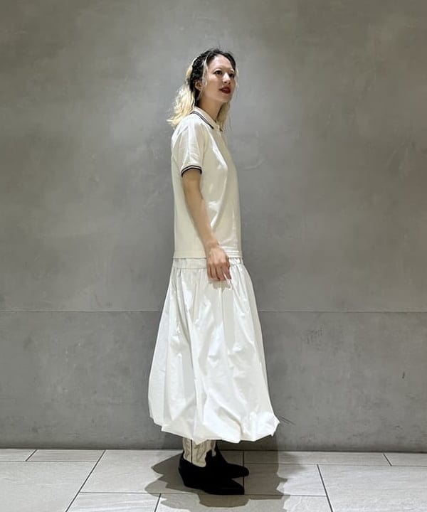 ササキさんの「BEAMS WOMEN｜グロッシー バルーン スカート」を使ったコーディネート