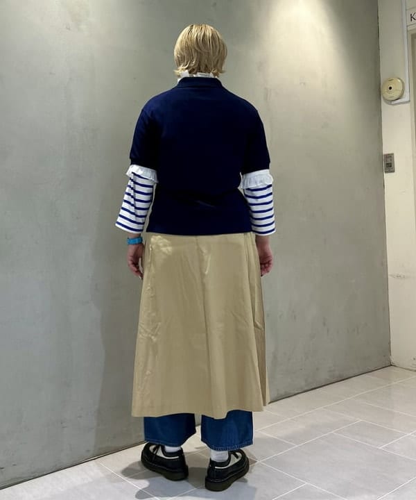 スミレさんの「BEAMS WOMEN｜【別注】LACOSTE / ヘビー ピケ ポロ ショートスリーブ」を使ったコーディネート