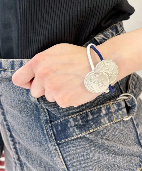 りかちょび/岸本梨佳さんの「BEAMS WOMEN｜オーバーダイ デニム パンツ」を使ったコーディネート