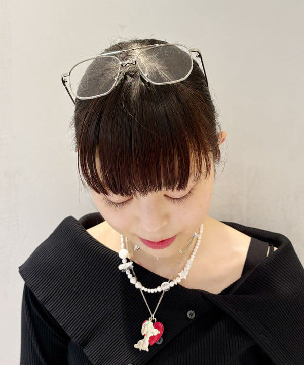 りかちょび/岸本梨佳さんの「BEAMS WOMEN｜オーバーダイ デニム パンツ」を使ったコーディネート