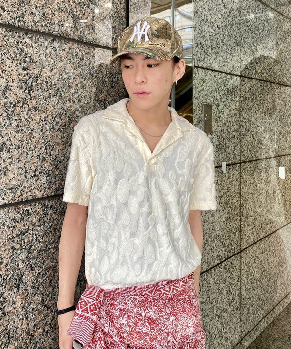 はるひむさんの「BEAMS WOMEN｜OAS / Summit Polo Terry Shirt」を使ったコーディネート