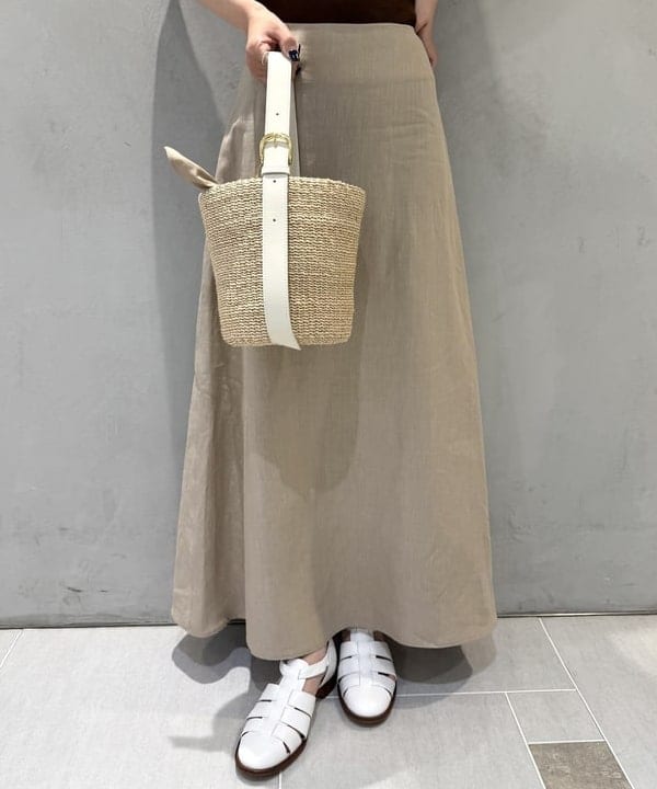 ヒライさんの「BEAMS WOMEN｜VIOLAd’ORO / アバカ バケツ トートバッグ」を使ったコーディネート