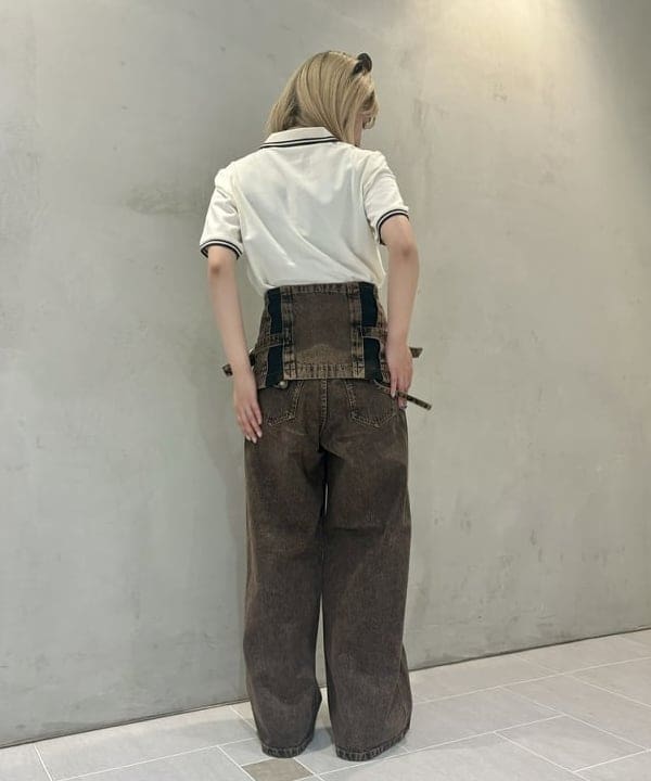 ヒカリさんの「BEAMS WOMEN｜デニム ジップ ビスチェ」を使ったコーディネート