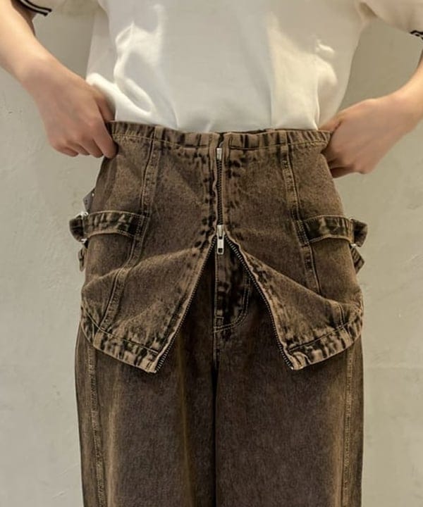 ヒカリさんの「BEAMS WOMEN｜デニム ジップ ビスチェ」を使ったコーディネート