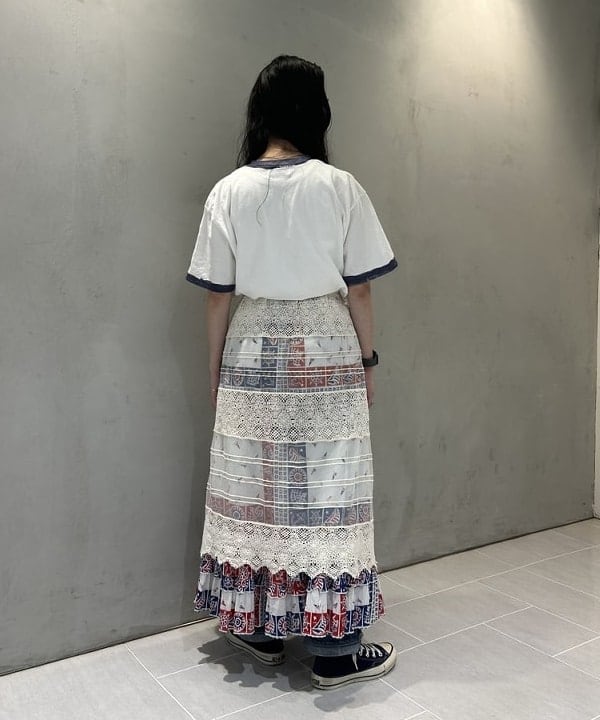 清水 彩乃さんの「BEAMS WOMEN｜【別注】BOW WOW / RINGER T-shirt」を使ったコーディネート