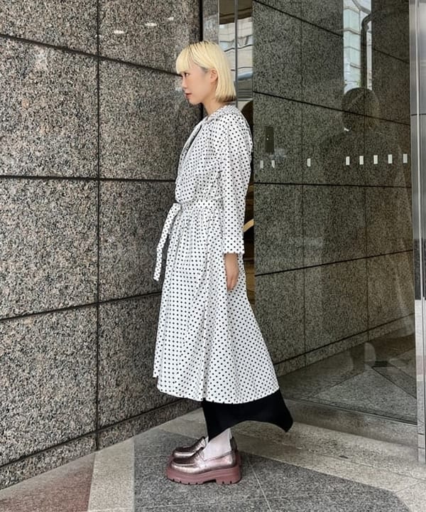 あさひさんの「BEAMS WOMEN｜ボーダー レース スリーブ Tシャツ」を使ったコーディネート