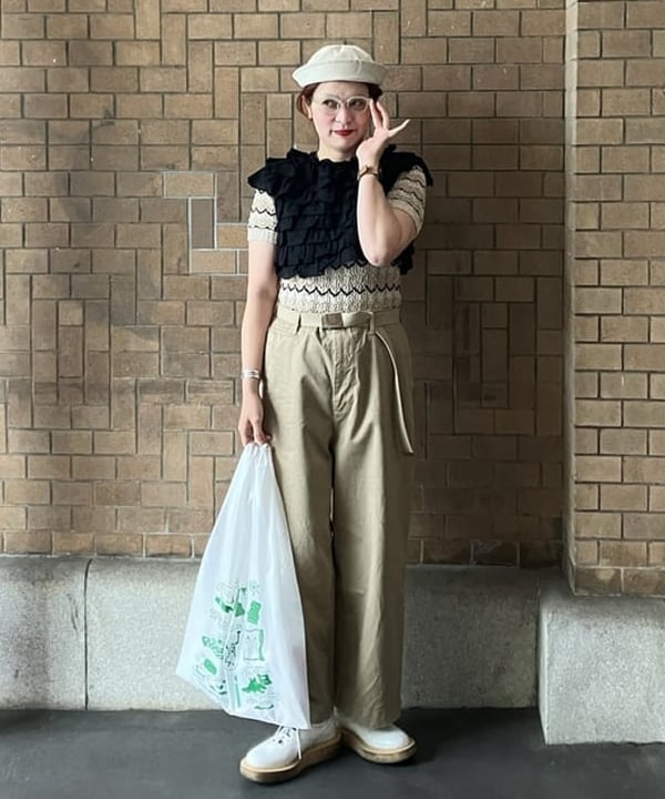 BEAMS JAPAN 〈WOMEN〉ショート ティアード シャツ BEAMS JAPAN〉 ショート ティアード シャツ price:¥18,480-(inc