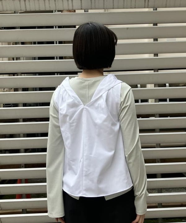 Kanaeさんの「BEAMS WOMEN｜AK+1 / コットン ツイストショルダー ブラウス」を使ったコーディネート