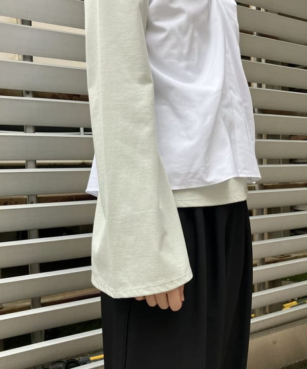 Kanaeさんの「BEAMS WOMEN｜AK+1 / コットン ツイストショルダー ブラウス」を使ったコーディネート