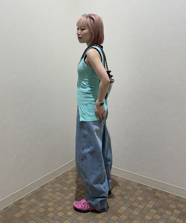 まゆちゃんさんの「BEAMS WOMEN｜AURALEE / ORGANIC SOFT RIB TANK TOP」を使ったコーディネート