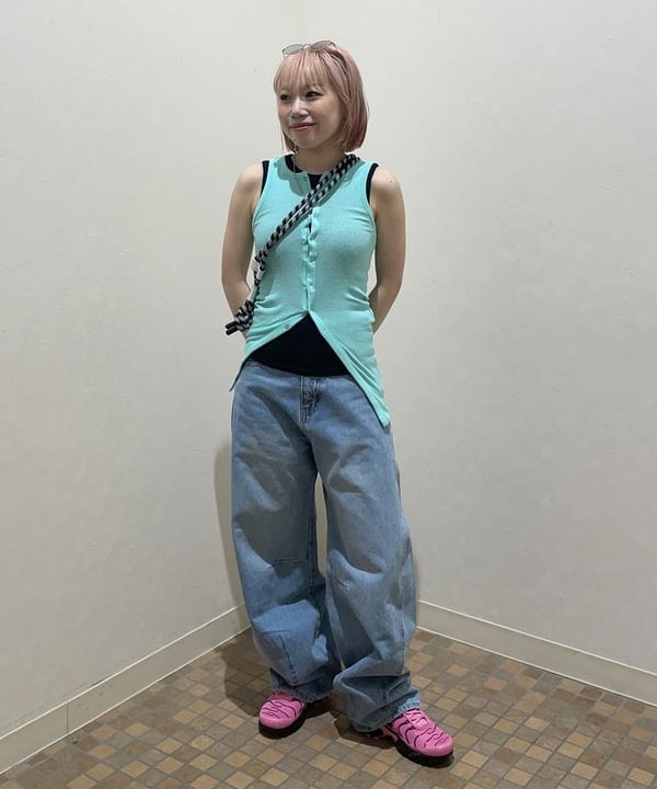まゆちゃんさんの「BEAMS WOMEN｜AURALEE / ORGANIC SOFT RIB TANK TOP」を使ったコーディネート