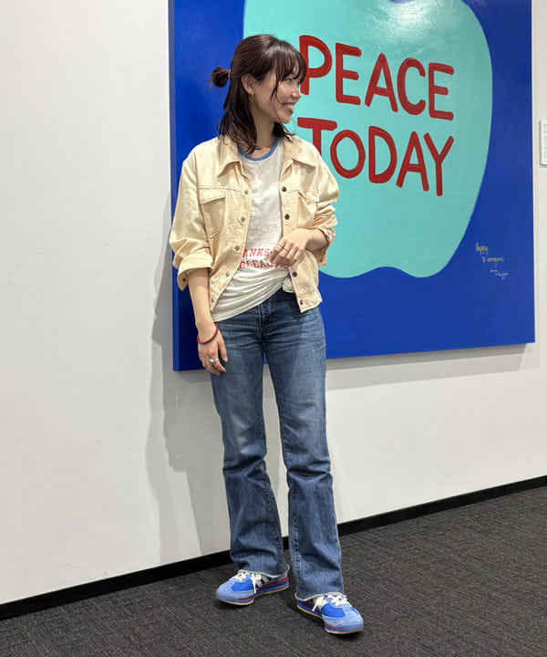 SHINAGAWAさんの「BEAMS WOMEN｜シルバー925 角細 リング」を使ったコーディネート