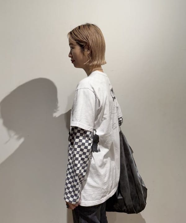 Kaoru Sakumaさんの「BEAMS WOMEN｜SUGAR CANE / 1920's CARTOON T-SHIRT “AMONG OURSELVES”」を使ったコーディネート