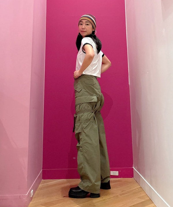 kiyoさんの「BEAMS WOMEN｜マルチボーダー ワッチキャップ」を使ったコーディネート