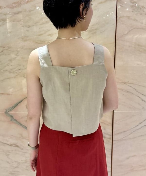 ゆうかさんの「BEAMS WOMEN｜リネン ビスチェ .M」を使ったコーディネート