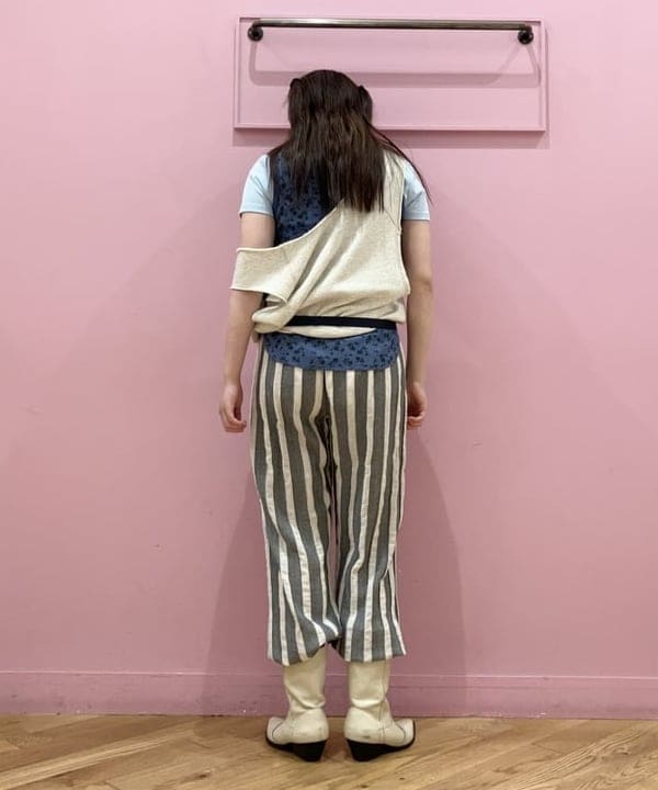 晶さんの「BEAMS WOMEN｜【別注】PICCADILLY / RIB TEE」を使ったコーディネート