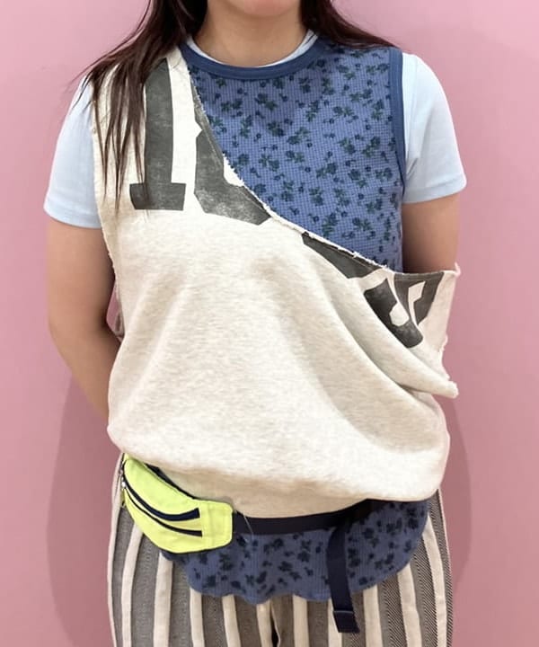 晶さんの「BEAMS WOMEN｜【別注】PICCADILLY / RIB TEE」を使ったコーディネート