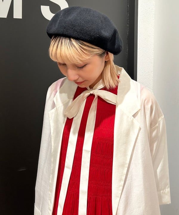 佐藤 亜美さんの「BEAMS WOMEN｜ne Quittez pas / ボイル シャーリング ワンピース」を使ったコーディネート