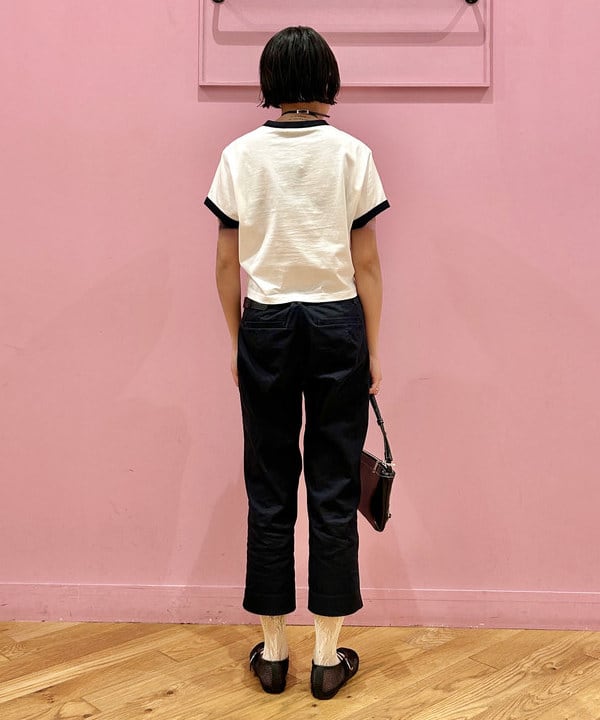 中村 ほのかさんの「BEAMS WOMEN｜レース アップ ミニ バッグ」を使ったコーディネート