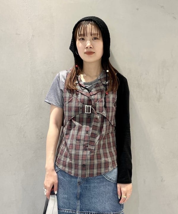 カタヤマ アヤさんの「BEAMS WOMEN｜LEVI'S(R) / Western Icon Skirt」を使ったコーディネート