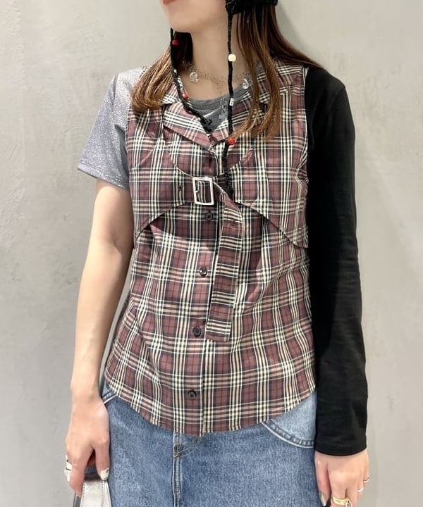 カタヤマ アヤさんの「BEAMS WOMEN｜LEVI'S(R) / Western Icon Skirt」を使ったコーディネート