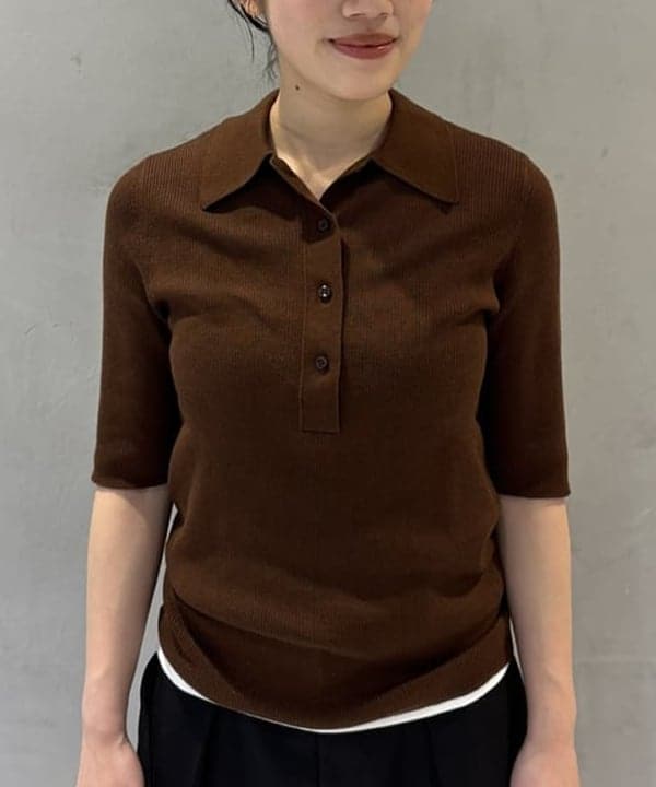 野村 美紅さんの「BEAMS WOMEN｜丸胴 テレコ タンクトップ」を使ったコーディネート