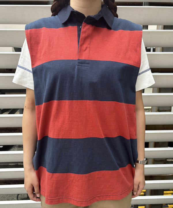 チナツさんの「BEAMS WOMEN｜ラグジャー ノースリーブ」を使ったコーディネート