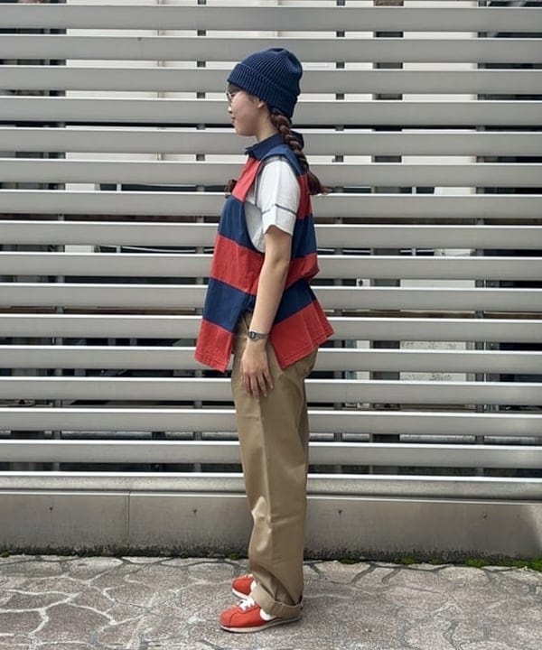 チナツさんの「BEAMS WOMEN｜ラグジャー ノースリーブ」を使ったコーディネート