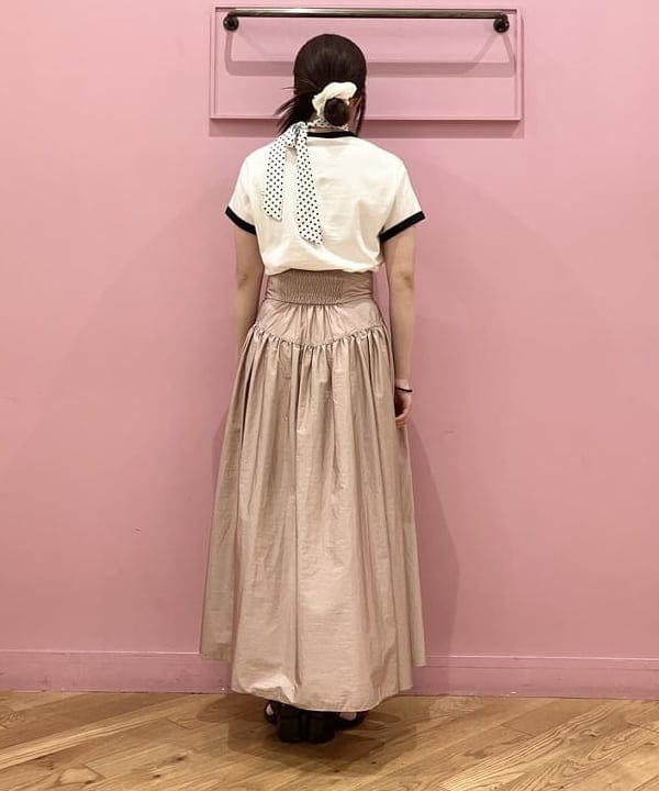 晶さんの「BEAMS WOMEN｜FRED PERRY / CROPPED RINGER T-SHIRT」を使ったコーディネート