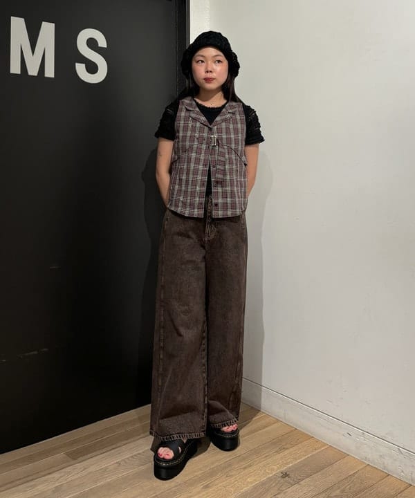 sakuraさんの「BEAMS WOMEN｜フリル 編み サーモ ハット」を使ったコーディネート