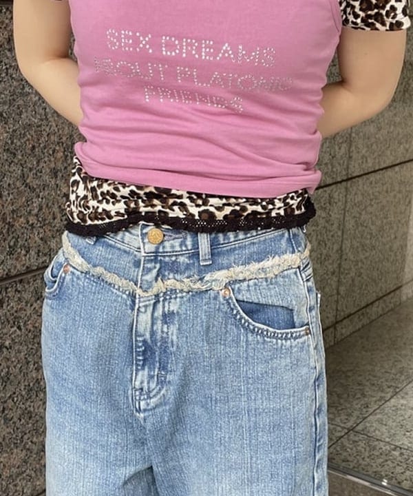 まゆちゃんさんの「BEAMS WOMEN｜デニム ジップ ビスチェ」を使ったコーディネート